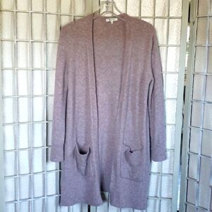 Madewell lightweight woman open cardigan with front pockets size XS
